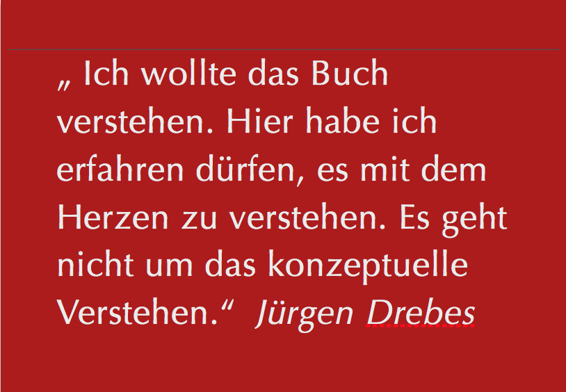 Leben und vom Sterben // Rückmeldungen aus dem Kurs