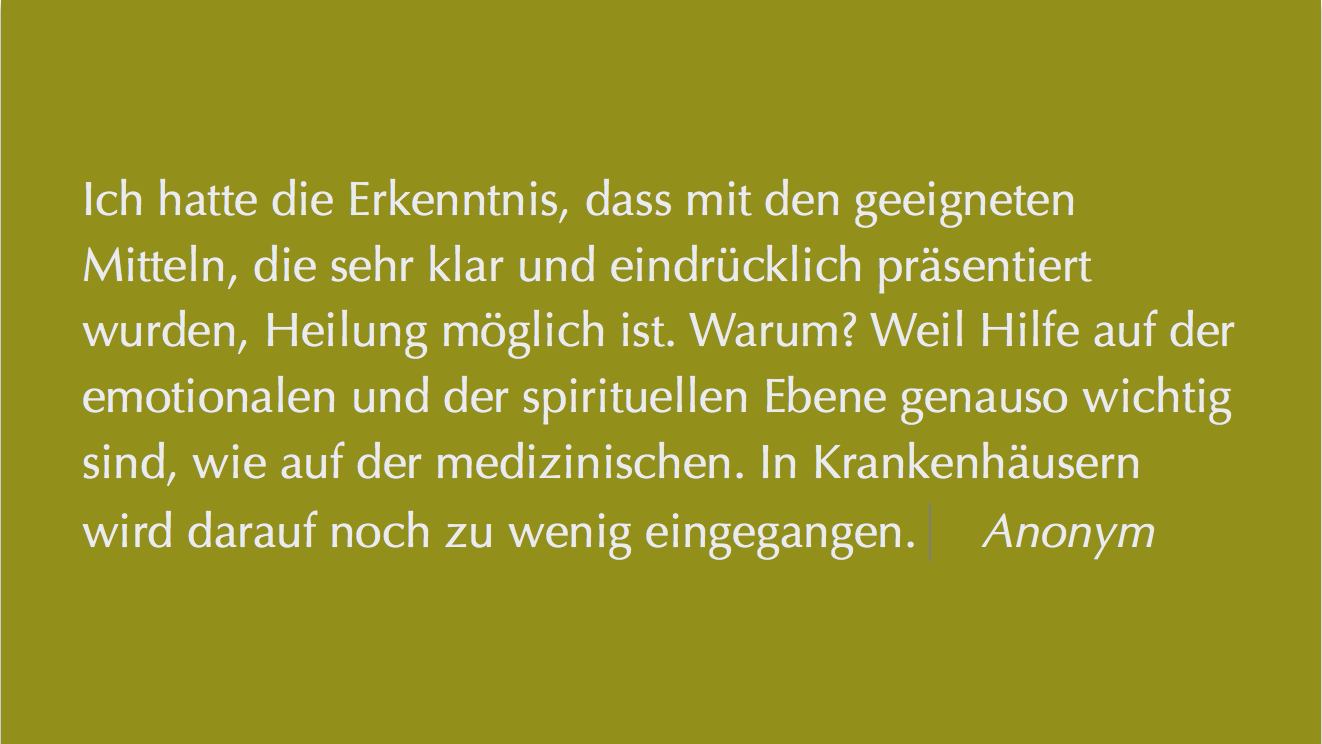 Alain Beauregard, Seminar in Berlin 2018, Stimme von Teilnehmenden